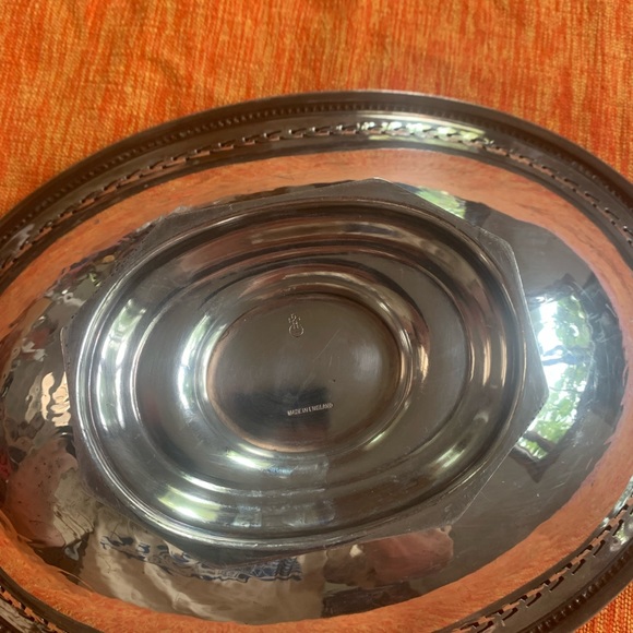 Vintage Ellis Barker Silver Serving platter - Picture 3 of 3